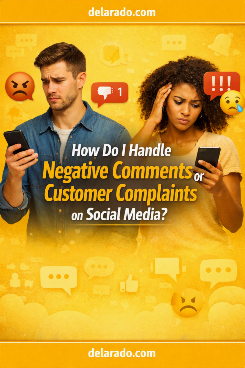 How Do I Handle Negative Comments or Customer Complaints on Social Media?