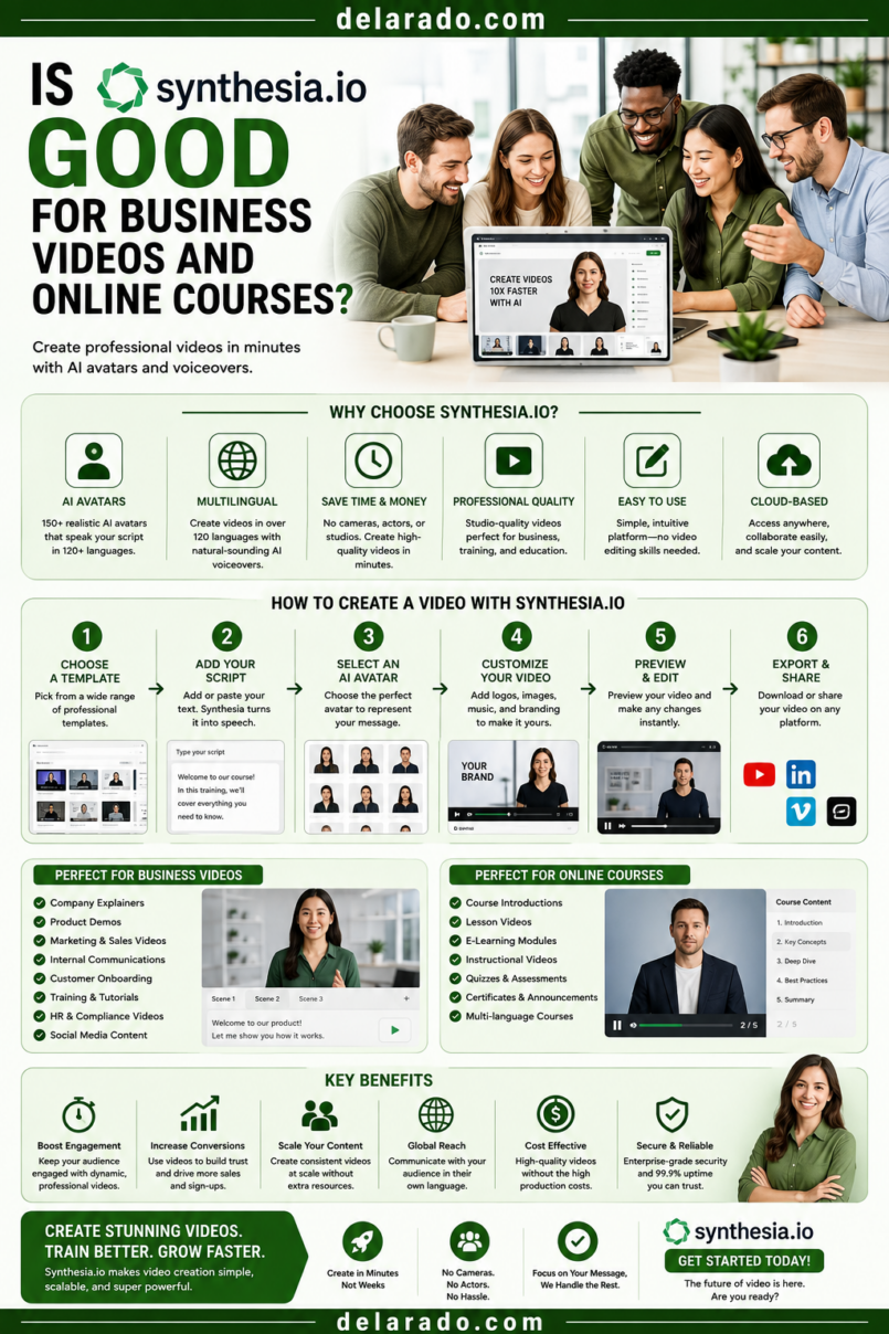 Is Synthesia.io Good for Business Videos and Online Courses?